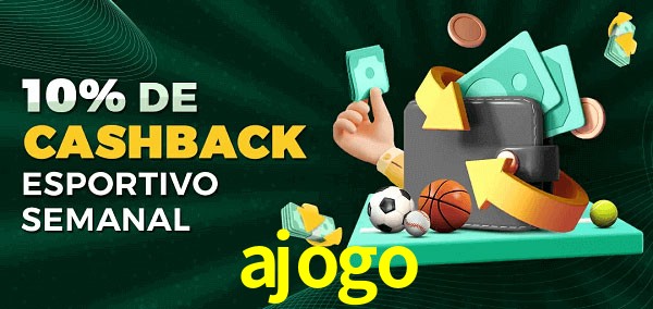 10% de bônus de cashback na ajogo